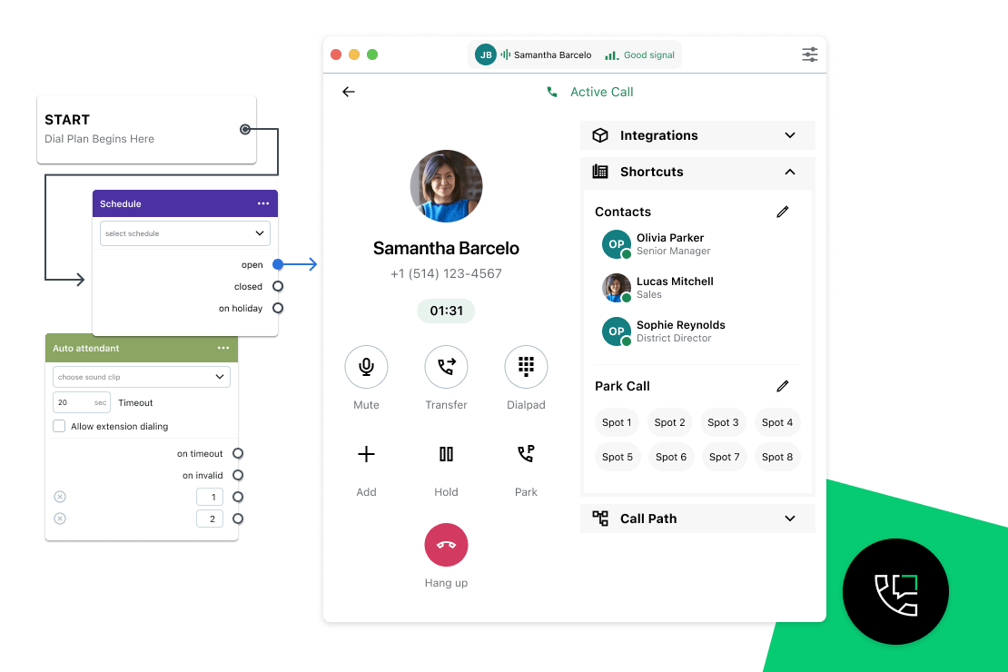 GoTo Connect running in a desktop window